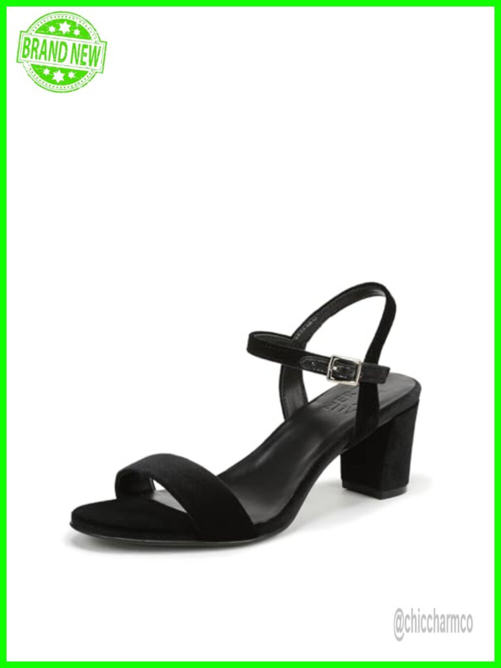 Naturalizer Bristol Women's Block Heel Sandals with Cushioned Footbed and